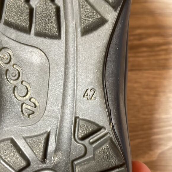 Ecco Gore-Tex Women’s Size 11-11.5/EU 42 Espresso Brown Leather Walking Shoe - Picture 9 of 14